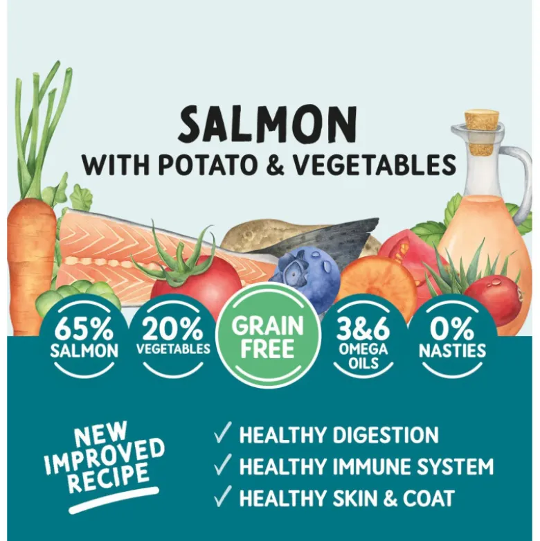 Naturo Dog Adult Grain Free Salmón y Patata 400g