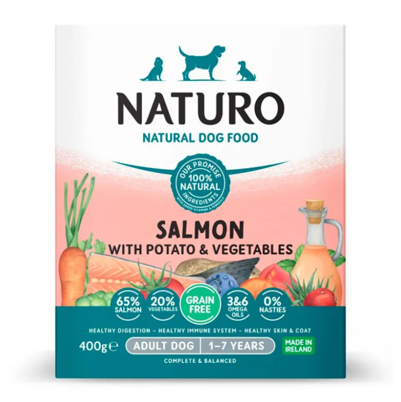 Naturo Dog Adult Grain Free Salmón y Patata 400g