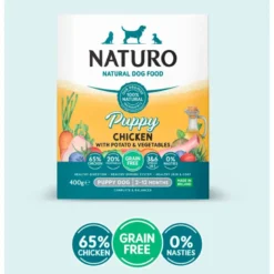 Naturo Dog Puppy Grain Free Pollo y Patata 400g