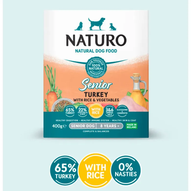 Naturo Dog Senior Pavo & Arroz 400g