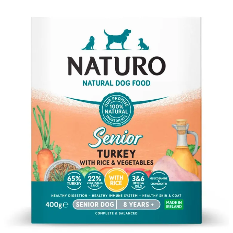 Naturo Dog Senior Pavo & Arroz 400g
