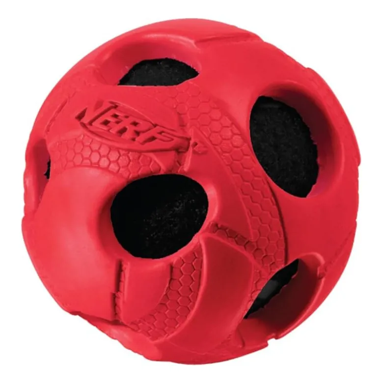 Nerf WR. Bash Pelota Tenis con sonido para Perros