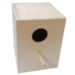Nido de Madera Vertical para Periquitos 17x15x20cm