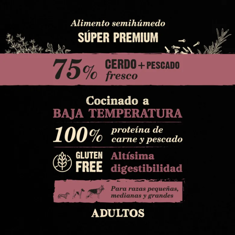 NutraDog Wild Premium Cerdo y Pescado para Perros