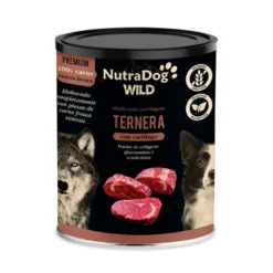 NutraDog Wild Premium Ternera con Cartílago para Perros Lata 400g
