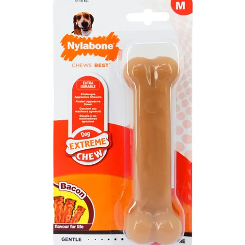 Nylabone Chews Best Extreme Dog Bacon