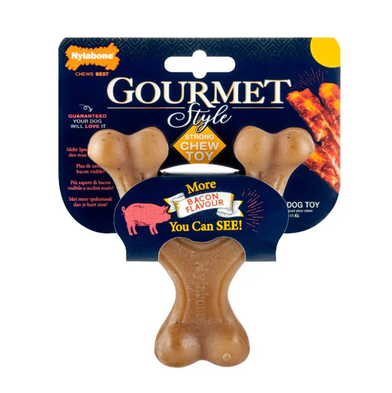 Nylabone Gourmet Wishbone Bacon