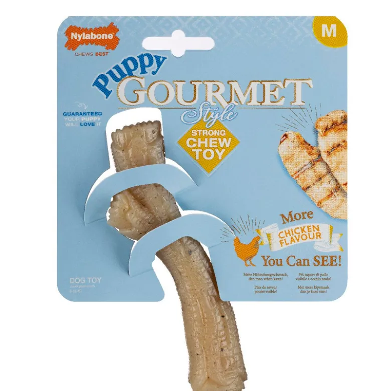 Nylabone Puppy Gourmet Stick Pollo para Perros