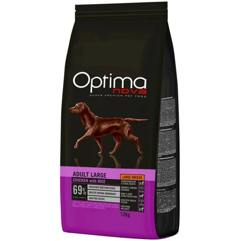 Optima Nova Adulto Large Pollo y Arroz