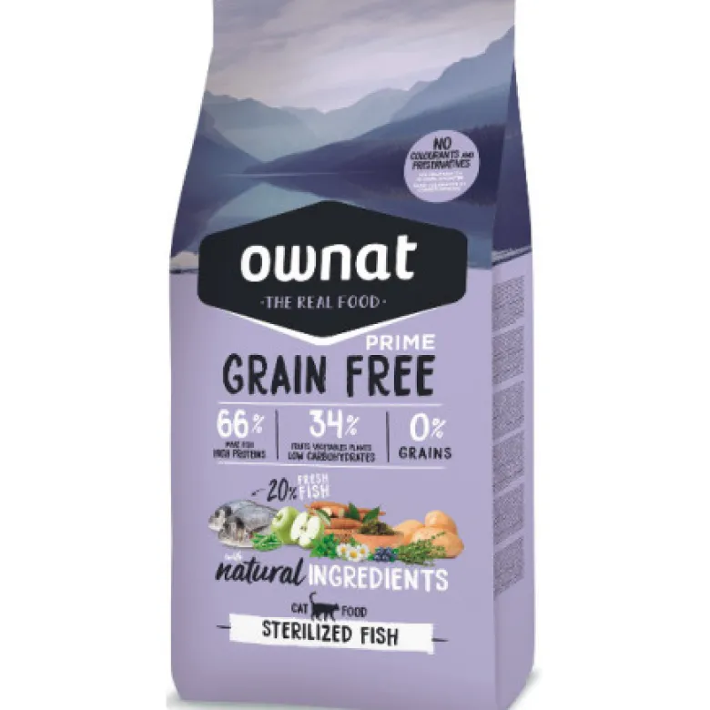 Ownat Prime Grain Free Cat Sterilized Pescado