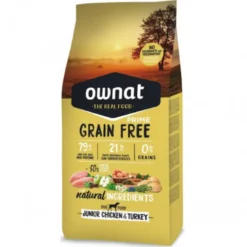 Ownat Prime Grain Free Junior Pollo y Pavo