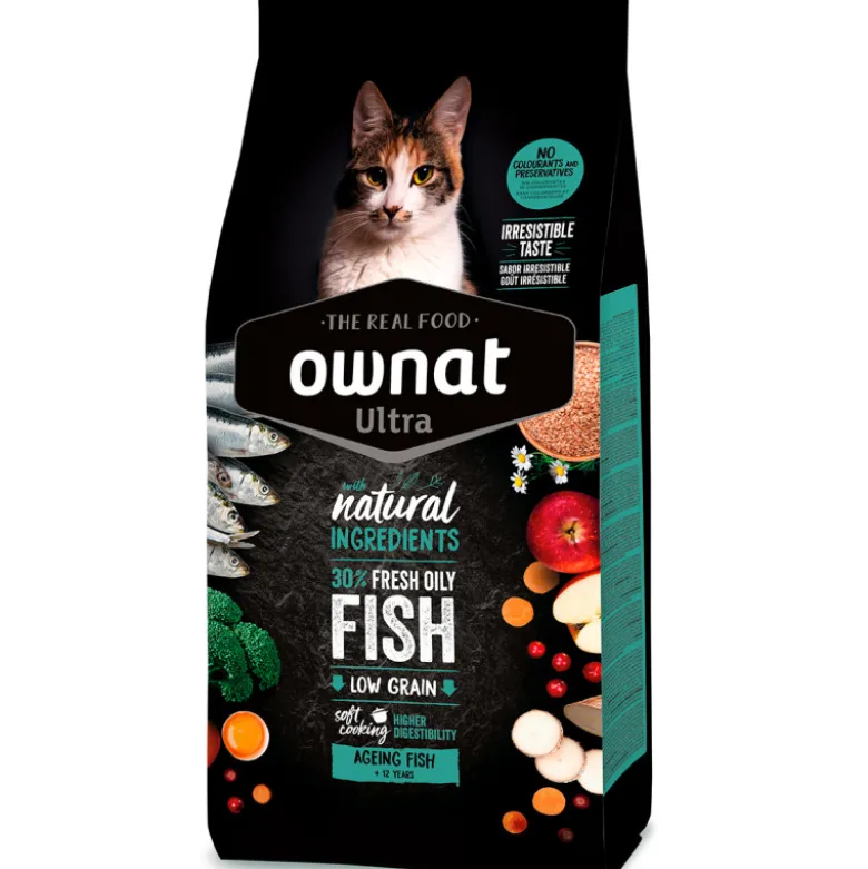 Ownat Ultra Ageing Pescado para Gatos