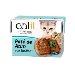 Paté Catit Cuisine de Atún con Sardinas para Gatos