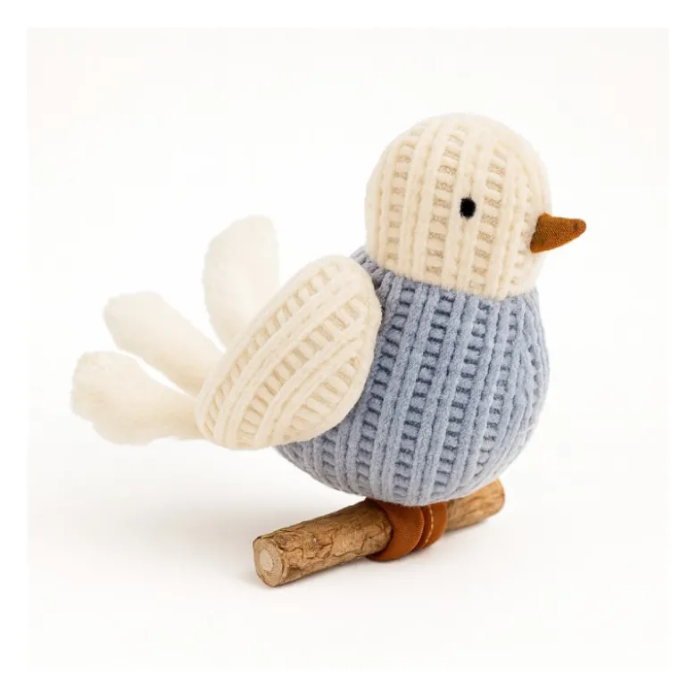 Pájaro Plateado de Juguete para Gatos