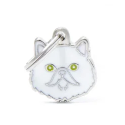 Placa Identificativa Gato Persa Blanco