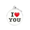 Placa Identificativa I Love You