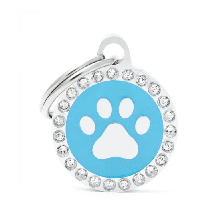 Placa Identificativa Pata Azul Brillantes