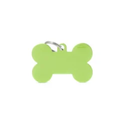 Placa Identificativa Perro Hueso Verde XL