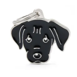 Placa Identificativa Perro Labrador Negro