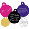 Placa Identificativa Perros Forma de Circulo