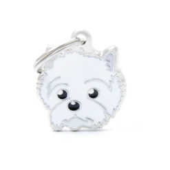 Placa Identificativa Perro West Highland White