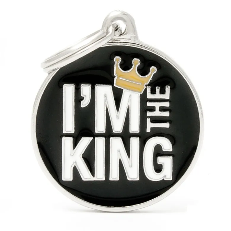 Placa I'M THE KING Tamaño Grande