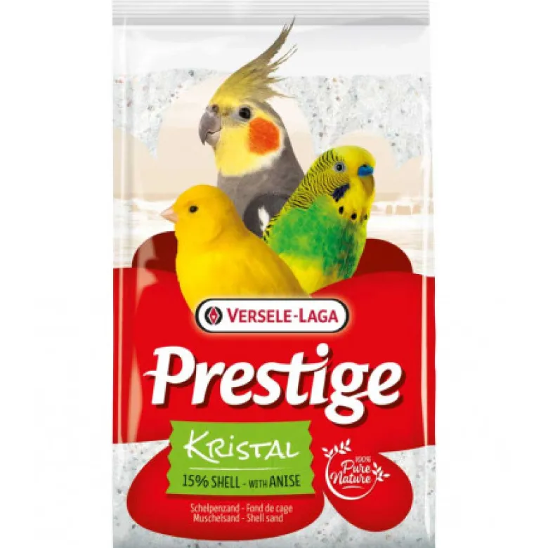 Prestige Kristal Arena de Conchas con Anís para Aves 5kg