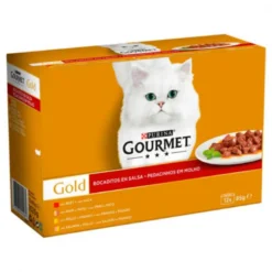 Purina Gourmet Gold Bocaditos Salsa Surtidos Pack 12 Latas