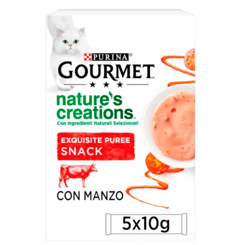 Purina Gourmet Nature's Creations Snack Puré de Buey