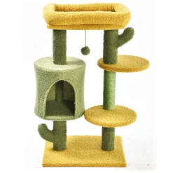 Rascador Premier CAT Cactus con Caseta My Garden para Gatos