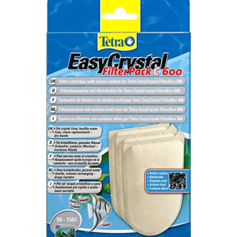 Recambios EasyCrystal Filtro Pack C 600 Carbon Activo