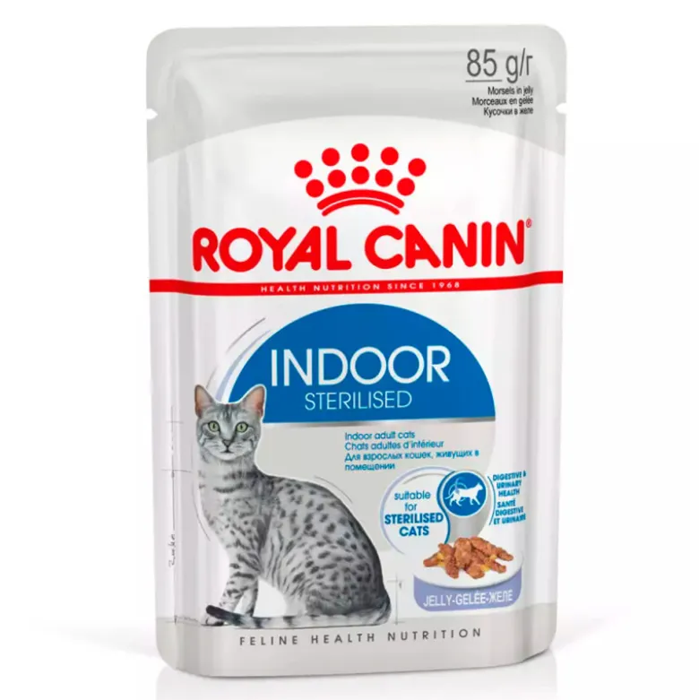 Royal Canin Indoor en Gelatina para Gatos 85g
