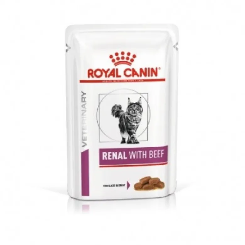 Royal Canin Renal de Ternera para Gatos Sobres 85g