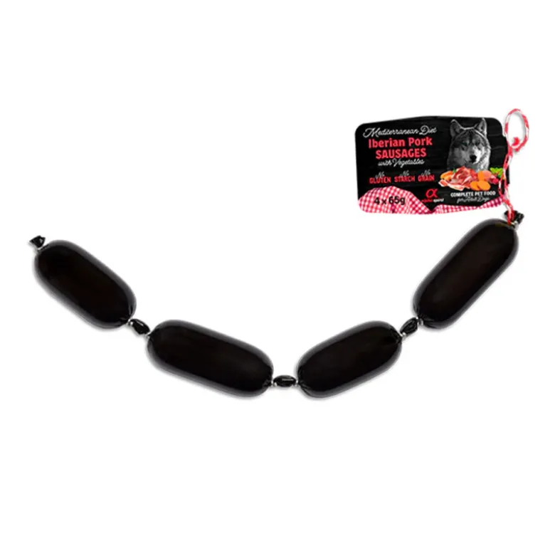 Salchicha Alpha Spirit "Mediterranean Diet" Cerdo Ibérico para Perros