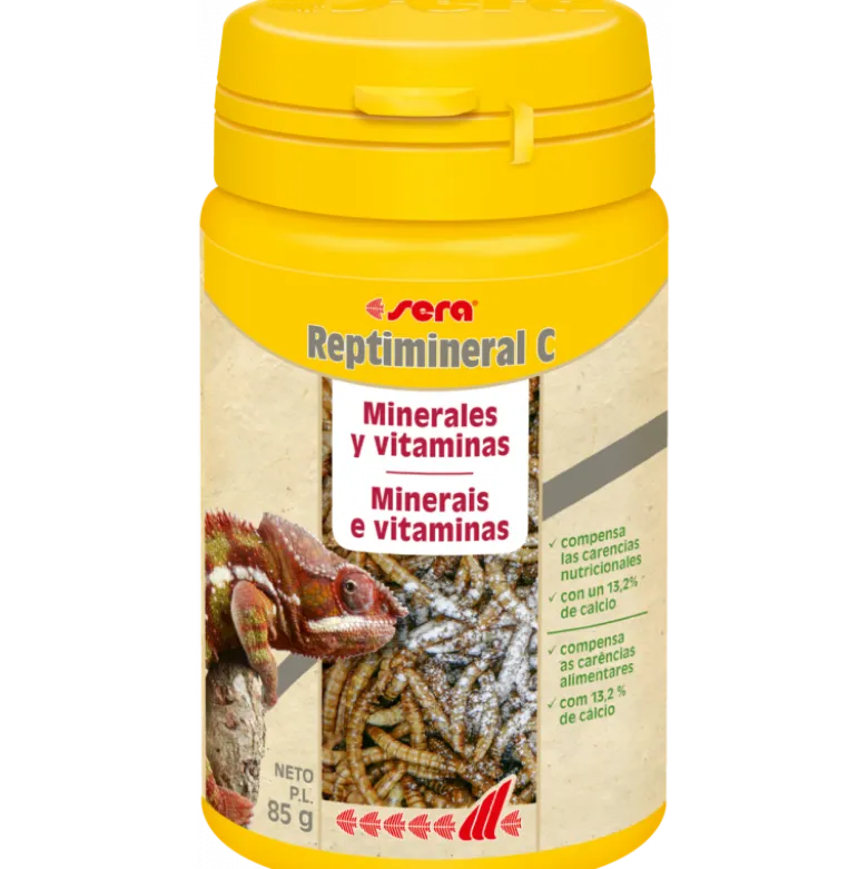 Sera Reptimineral C Vitaminas y Minerales para Reptiles Carnívoros