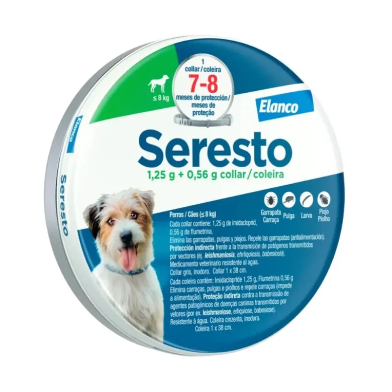 Seresto Collar Antiparasitario para Perros Menos de 8kg