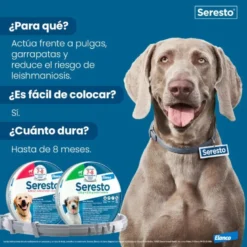 Seresto Collar Antiparasitario para Perros Menos de 8kg