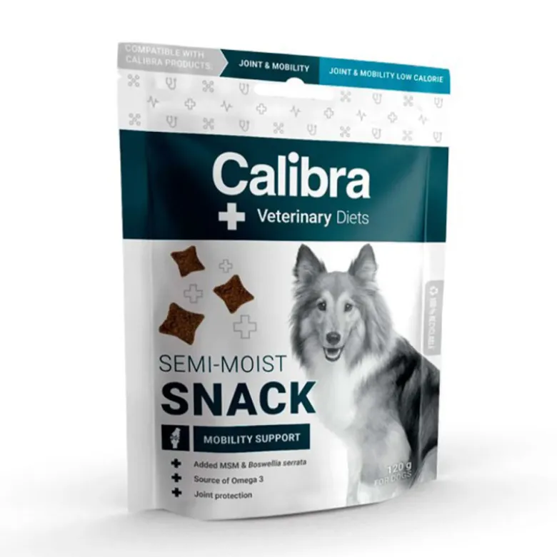 Snack Calibra Vet Diet Semihúmedo Mobility para Perros 120g