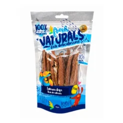 Snack Fresh Naturals Monoproteico Tiras de Salmón para Perros