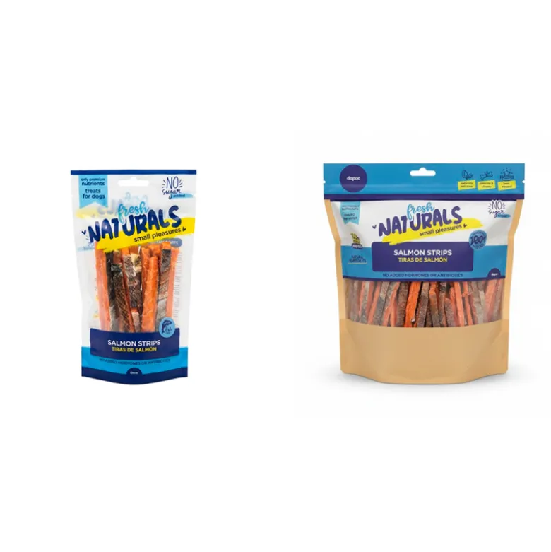 Snack Fresh Naturals Tiras de Salmón para Perros