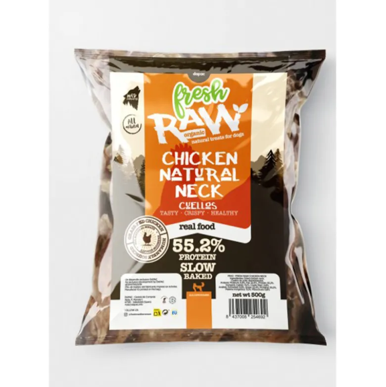 Snack Fresh Raw Cuello de Pollo para Perros