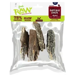 Snack Fresh Raw Hígado de Búfalo para Perros