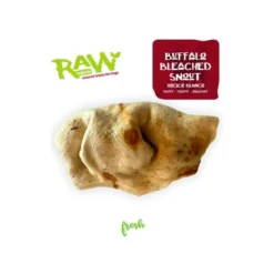 Snack Fresh Raw Pack Hocico Blanco de Búfalo para Perros