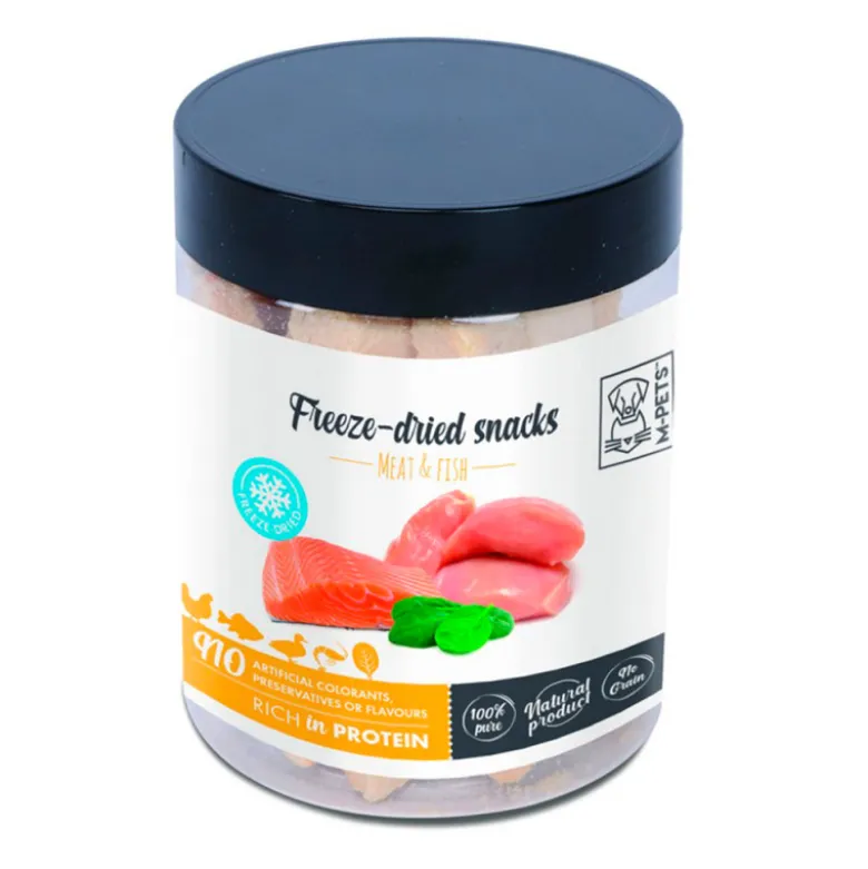 Snack Liofilizado Carne y Pescado para Perros