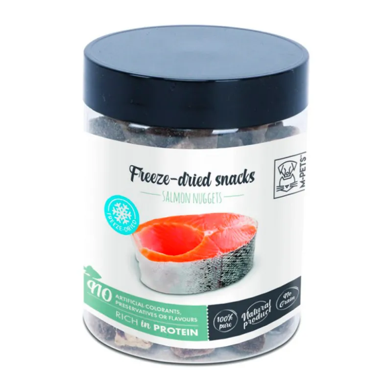 Snack Liofilizado Nuggets Salmón para Perros