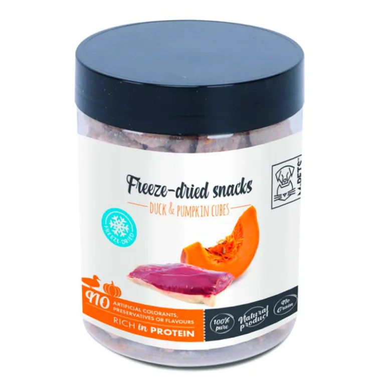 Snack Liofilizado Pato y Calabaza para Perros