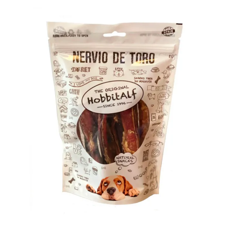 Snack Nervio de Toro para Perros - Bolsa 10 uds