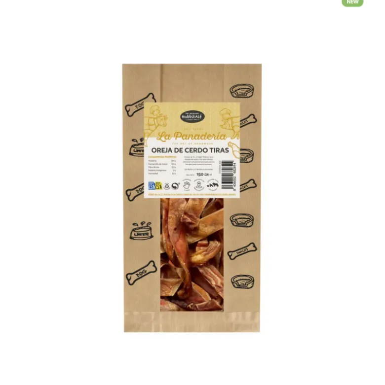 Snack Oreja de Cerdo Tiras para Perros