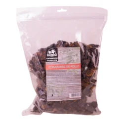 Snack Quibropets Corazones de Pollo 1kg para Perros