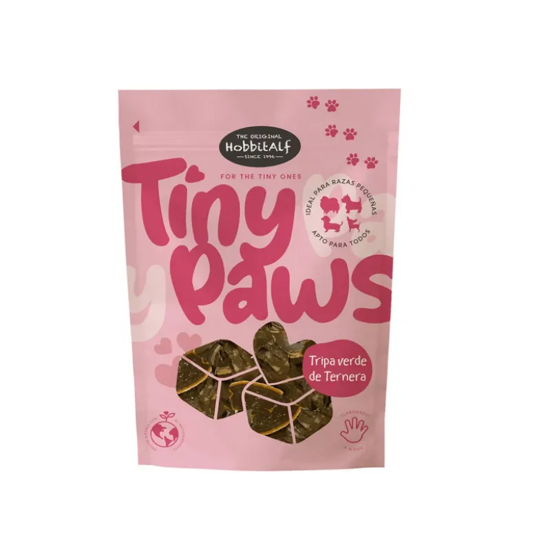 Snack Tiras de Tripa Verde de Ternera para Perros